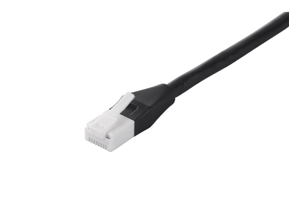Cat-6A Flat LAN Cable[0.5M][Black][BSLS6AFU05BK]