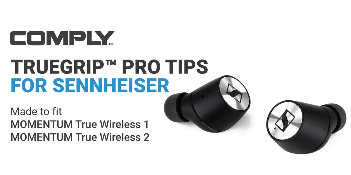 COMPLY TrueGrip Pro for Sennheiser TrueWireless Bluetooth