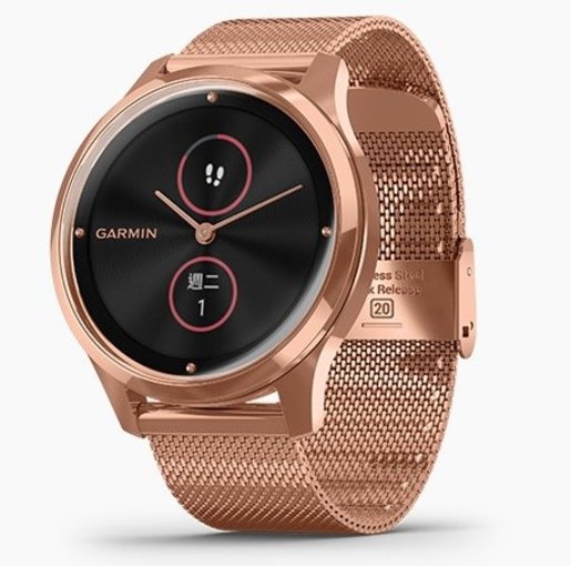 Garmin | Vivomove Luxe Hybrid Smartwatch[T.CN/S.CN/ENG][Rose Gold,  Milanese] | HKTVmall The Largest HK Shopping Platform