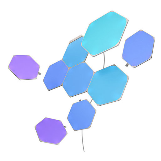 Nanoleaf Shapes Hexagons 六角形拼接智能燈板 起始裝 9塊 Hktvmall 香港最大網購平台
