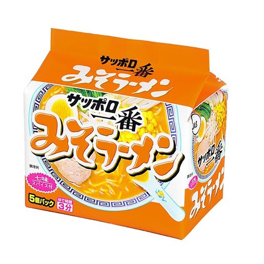 三洋札幌 Sanyo 日本札幌一番拉麵 味噌風味 5入 包 500g Hktvmall 香港最大網購平台