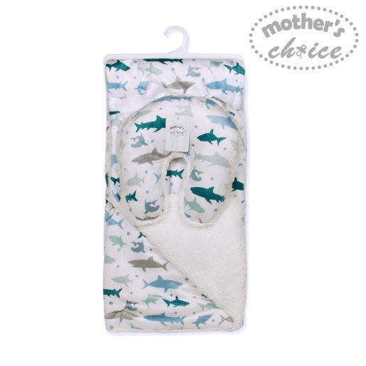 baby blanket with neck pillow