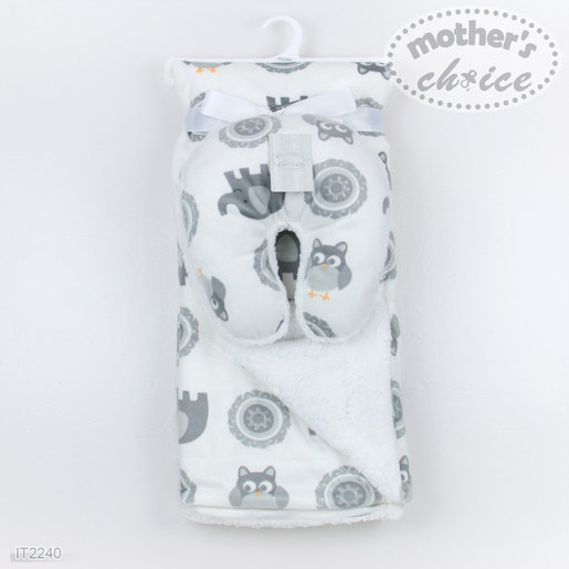 Baby blanket with outlet travel pillow