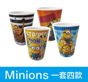 (B) Japan Minions cartoon party cup set (4pcs a set)