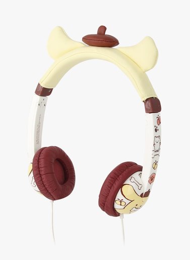 SPARROW KIDS KIDS SAFE HEADPHONES WITH IN LINE MIC POMPOMPURIN