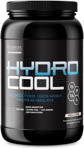 Ultimate Nutrition Hydrocool Iso 水解100 乳清蛋白分離物 雲呢拿味 3磅 1 36kg Hktvmall 香港最大網購平台