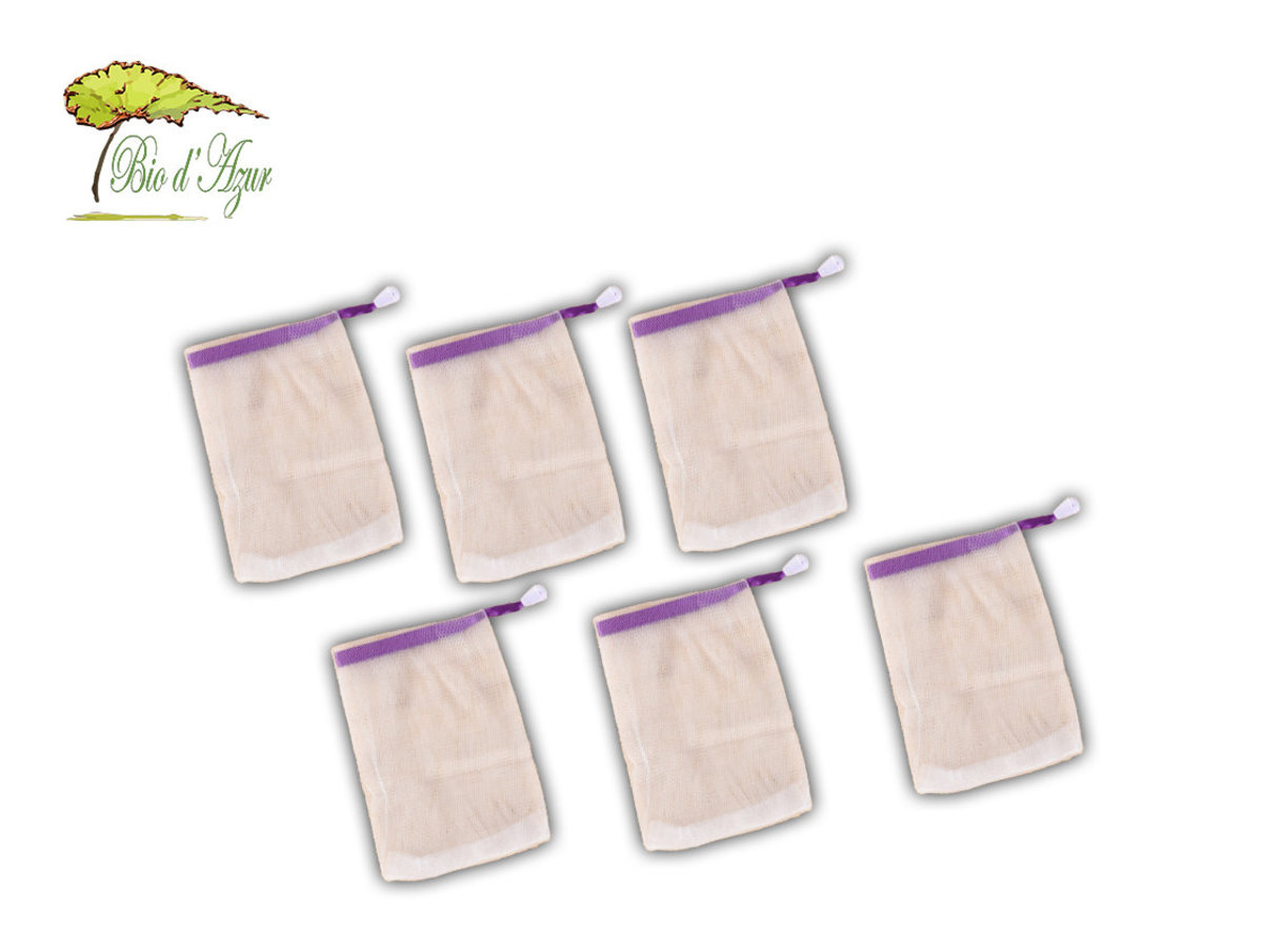 肥皂起泡袋6件裝 ((顏色隨機)