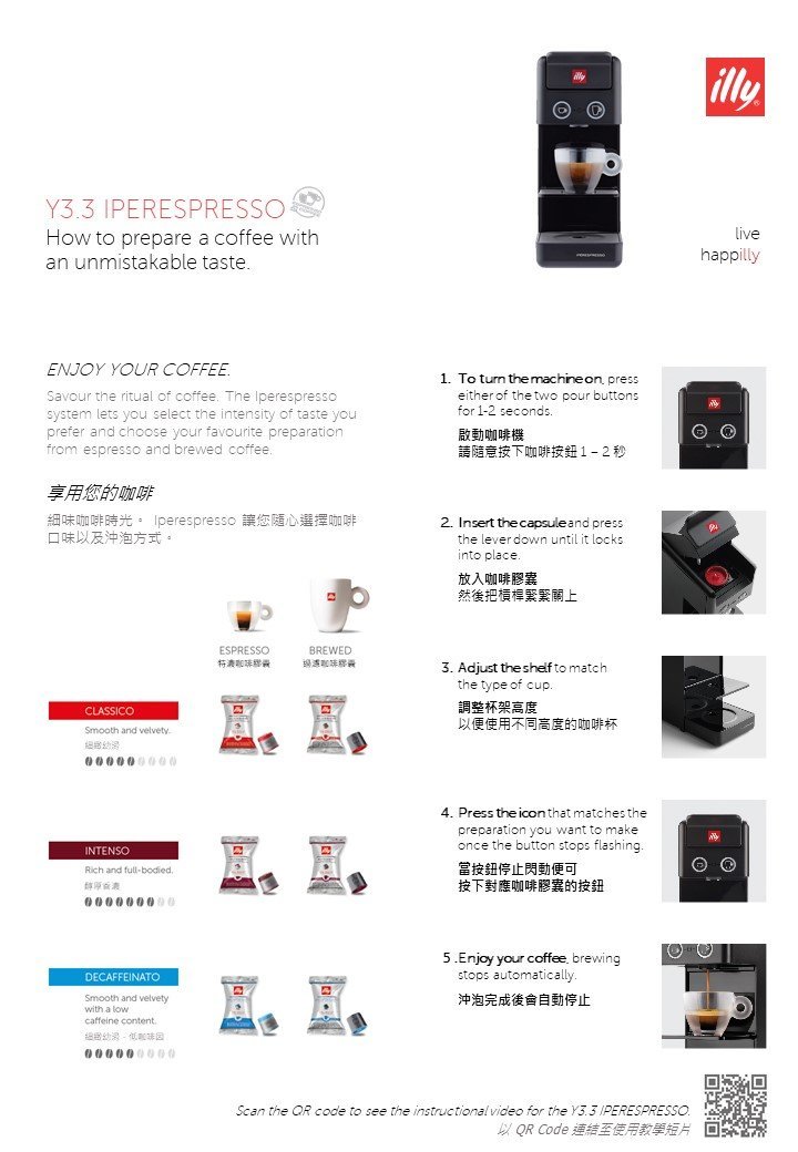 Espresso & Coffee Machine - Y3.3 iperEspresso