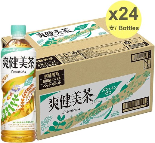 可口可樂 原箱 爽健美茶600ml X 24 Hktvmall 香港最大網購平台