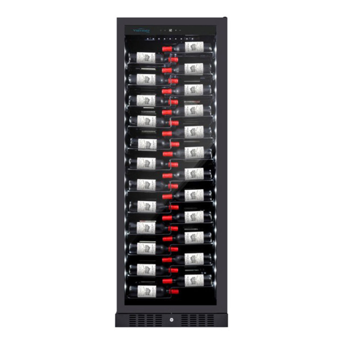 VZ143VSUG 143 BOTTLES Single Zone LABEL VIEW INVERTER WINE CELLAR