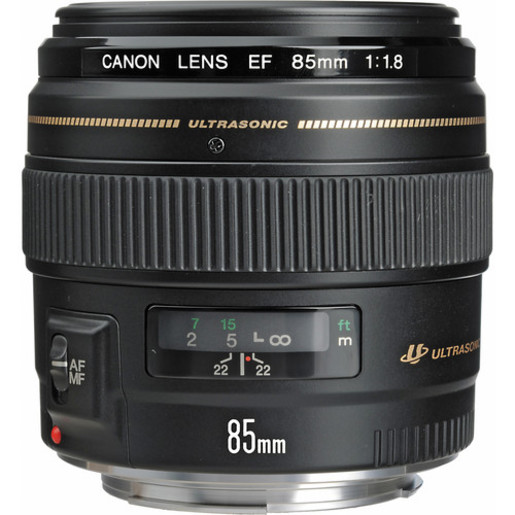 85 mm 1.8 canon lens