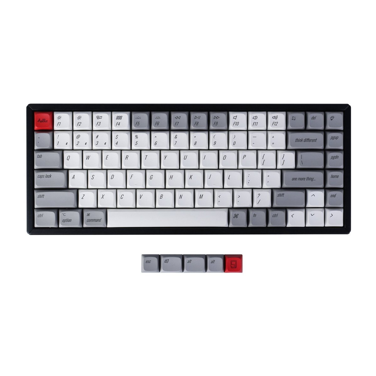 keychron k2 xda profile pbt retro keycap set