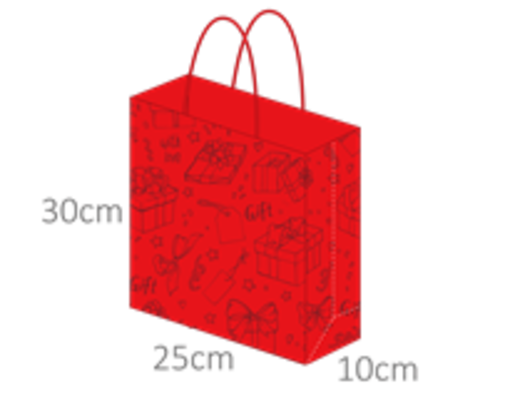 cheap red gift bags