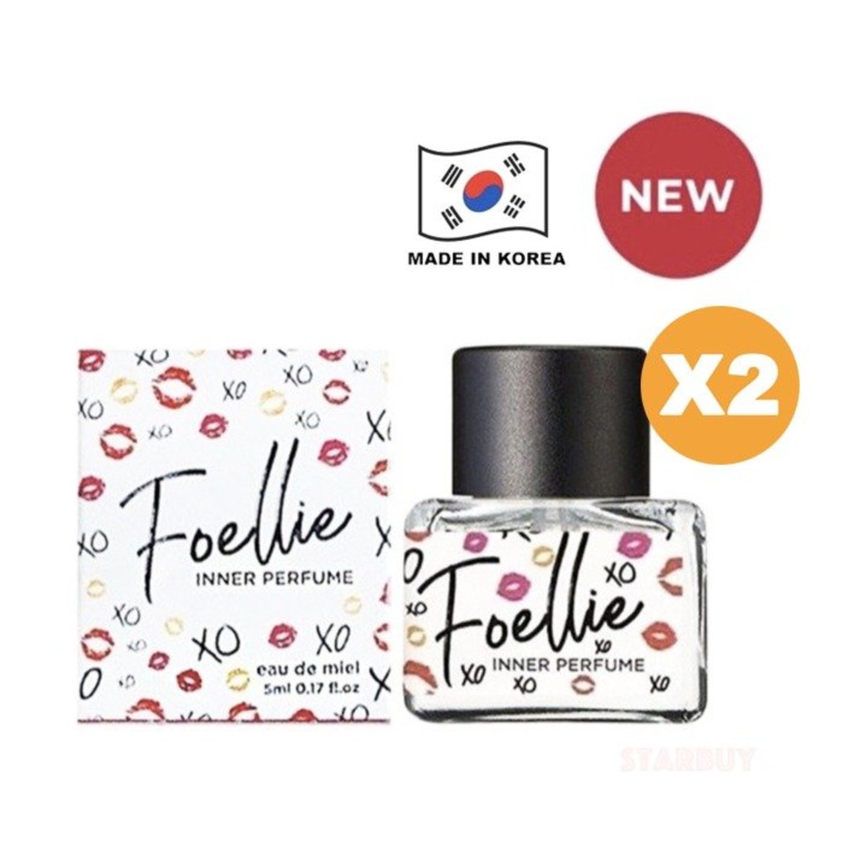 Foellie 2 Pcs Foellie Inner Perfume Xo Eau De Miel 5ml Hktvmall The Largest Hk Shopping Platform