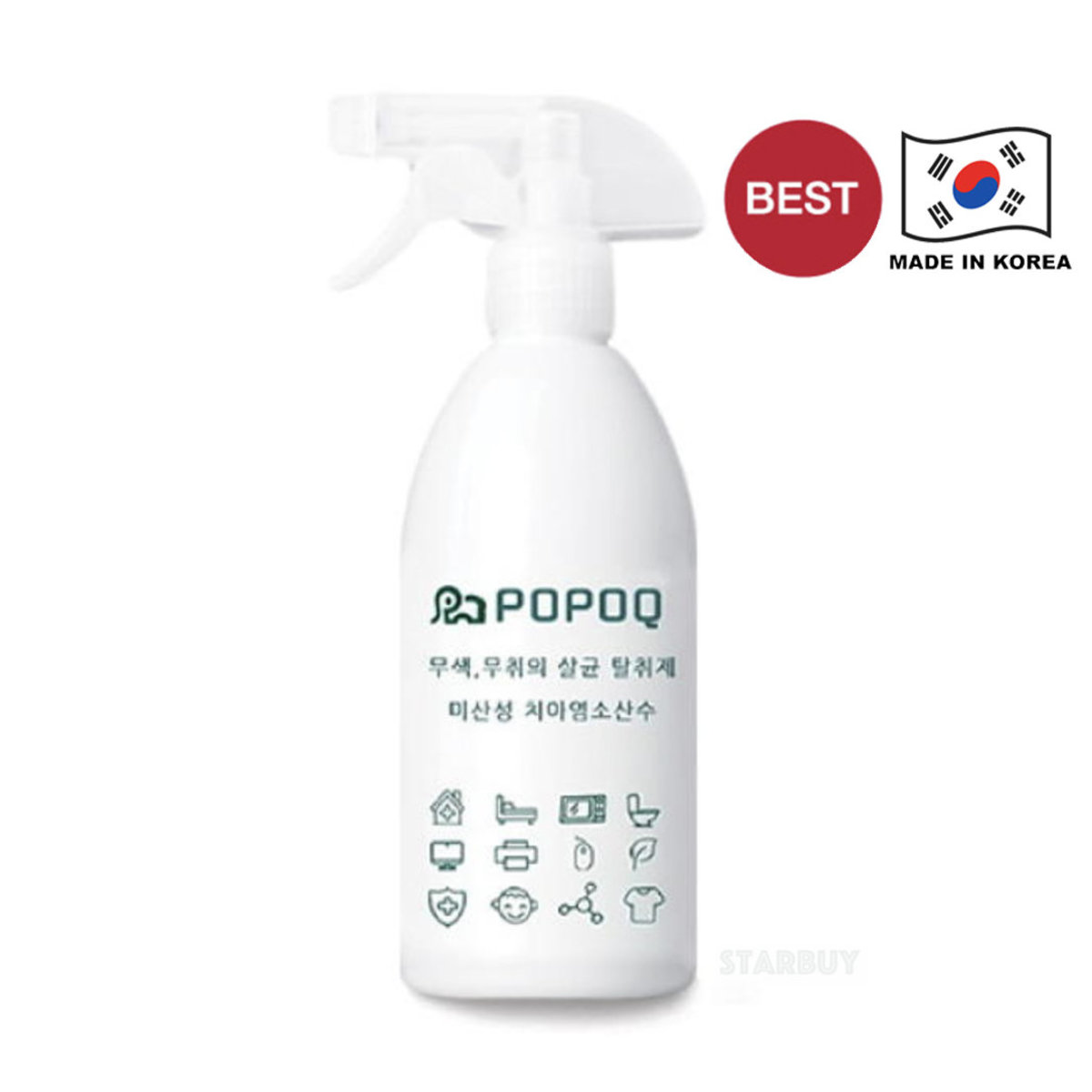 Popo Q | 韓國POPO Q殺菌消毒噴霧spray 500ml 無酒精消毒殺菌噴霧 [韓國製造] Disinfectant 更換口罩時使用 [最新包裝] abc 隨機包裝 | HKTVmall 香港最大網購平台