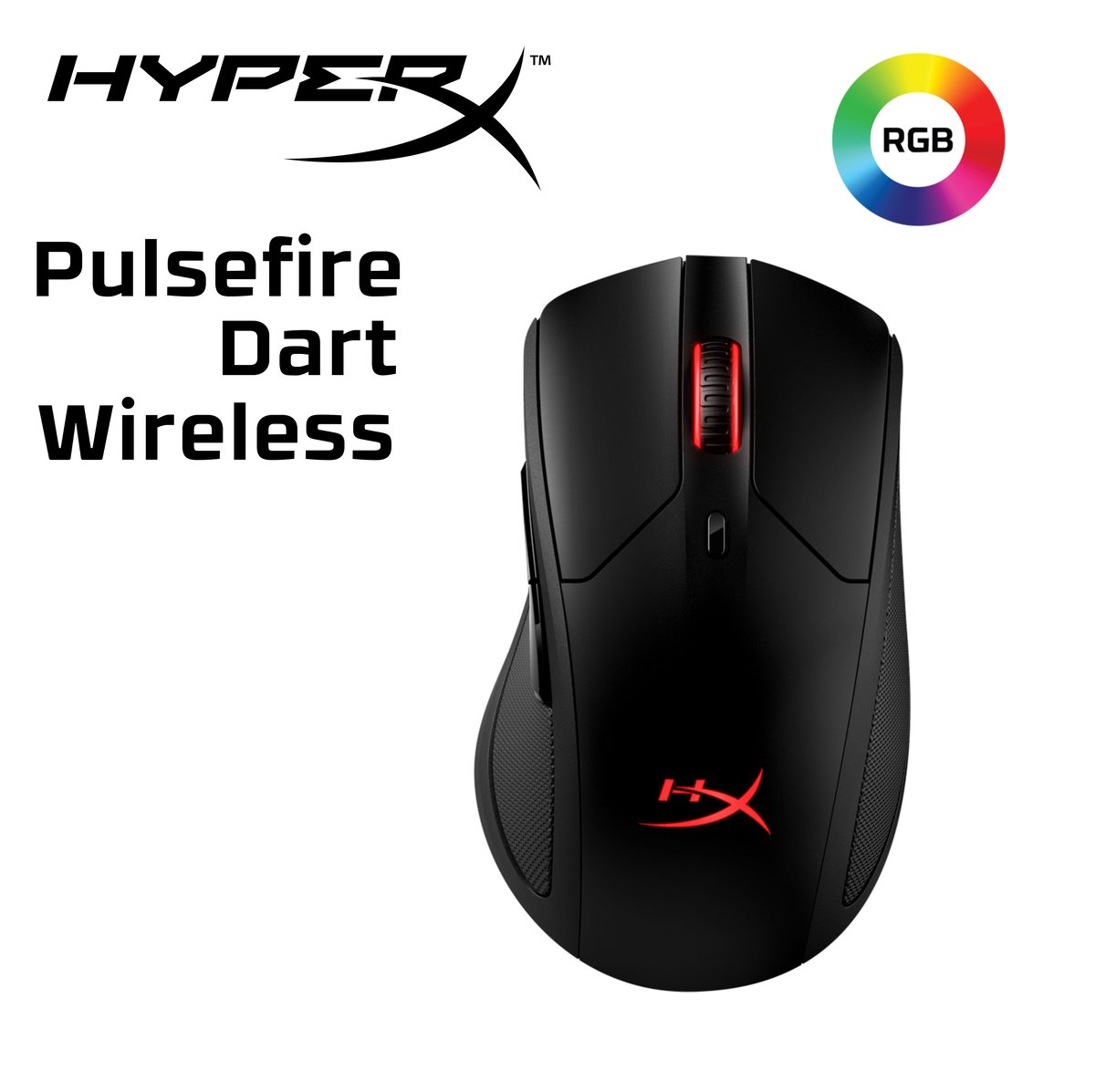 Hyperx Pulsefire Dart Rgb Gaming Wireless Mouse dpi Qi Wireless Charging Hktvmall Online Shopping