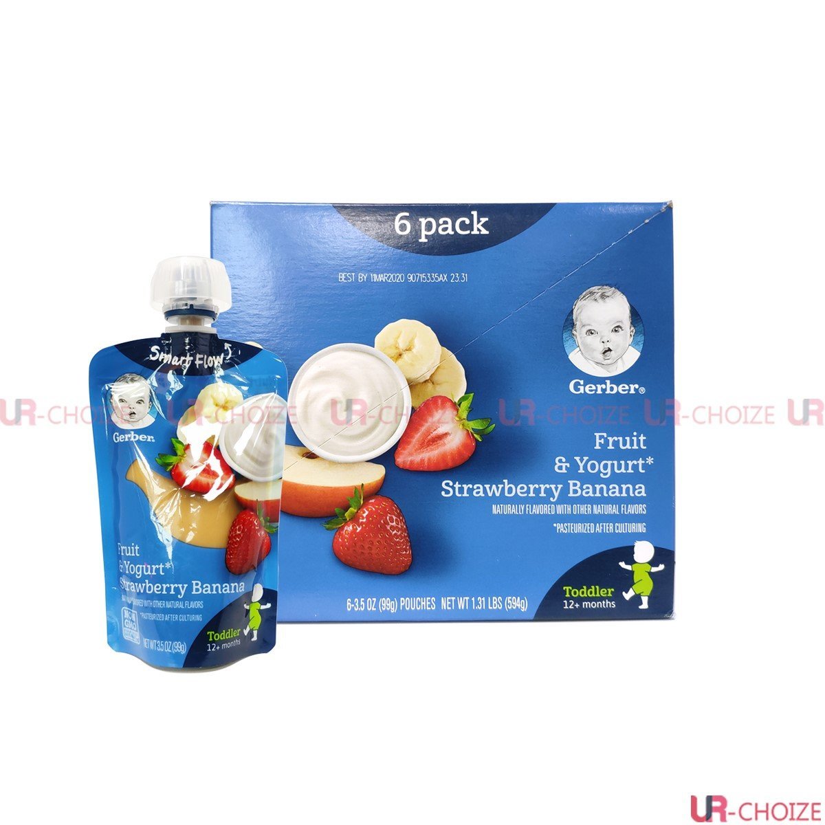 gerber strawberry banana yogurt
