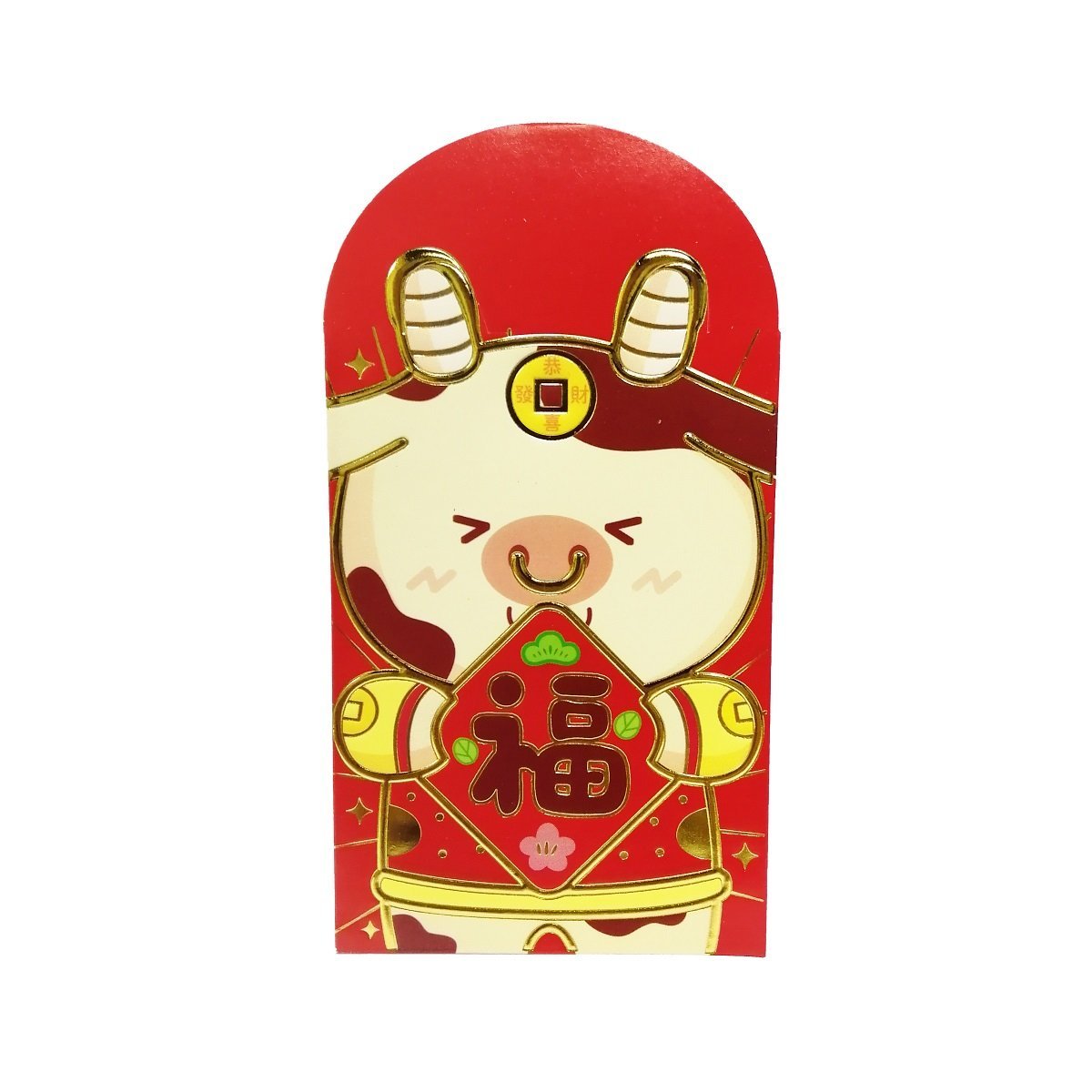 牛年卡通版利是封 6個裝 (包含6種款式)