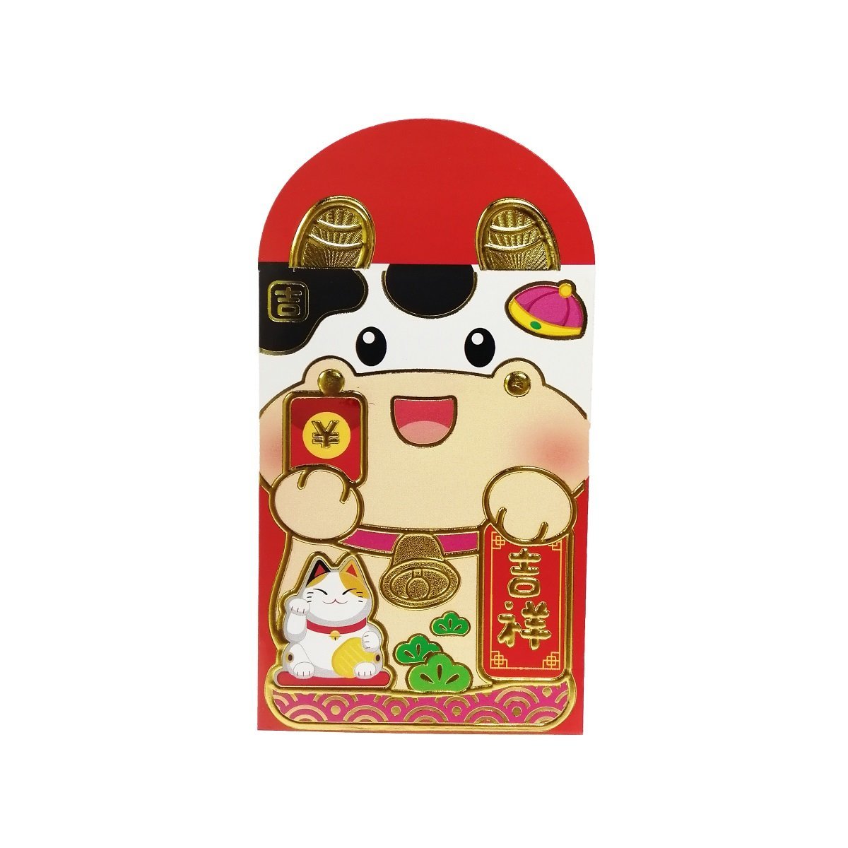 牛年卡通版利是封 6個裝 (包含6種款式)