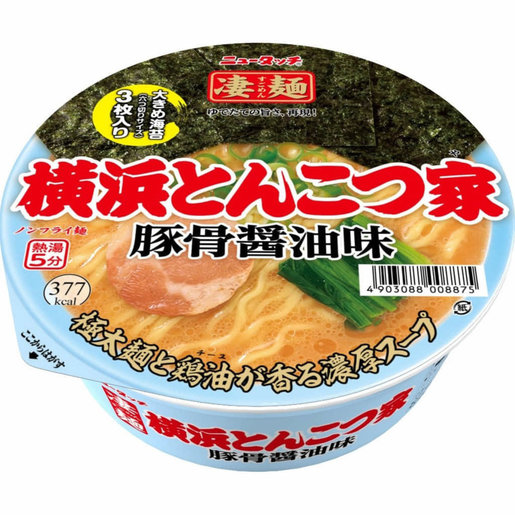 日本進口 凄麵 橫濱豚骨醬油味拉麵 極太麵 117g 原裝日本 藍 Hktvmall The Largest Hk Shopping Platform