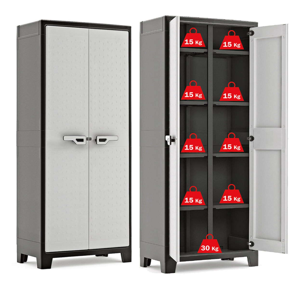 Titan Multispace Cabinet - made in Italy - balcony storage - IPX3