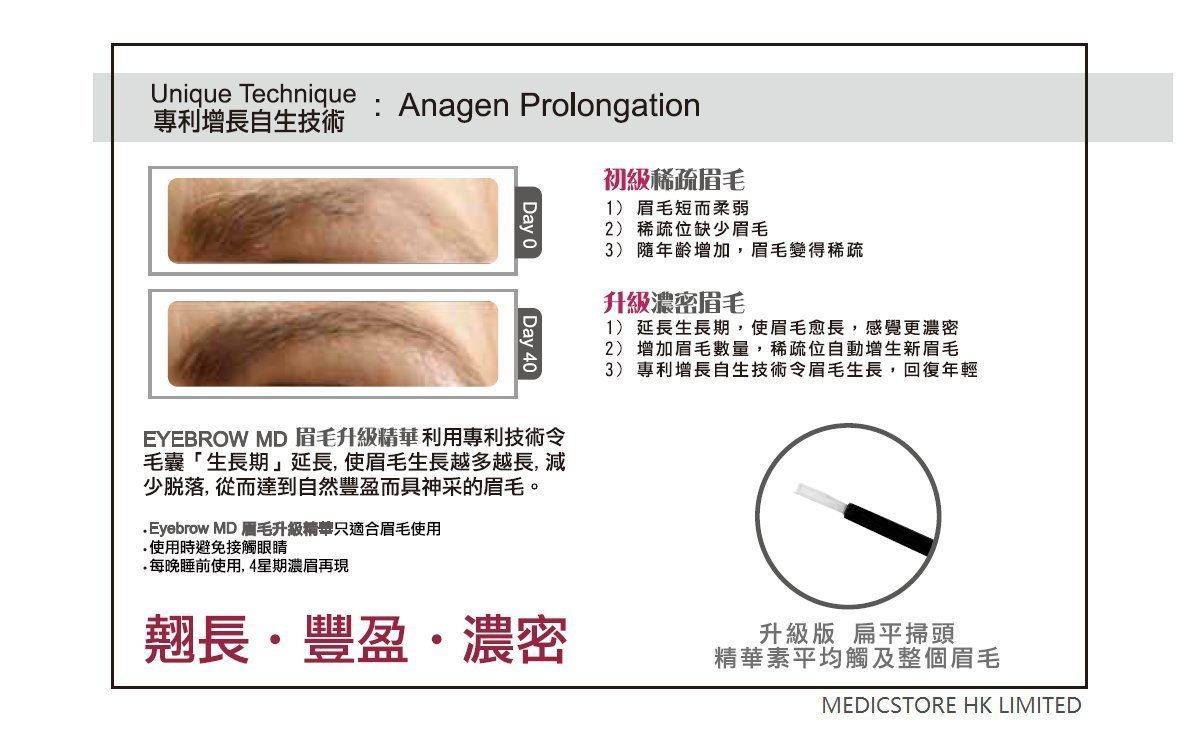 NUTRALUXE LUXE MD 官方總代 Eyebrow MD 眉毛升級精華 6ml (00832) HKTVmall 香港最大網購平台