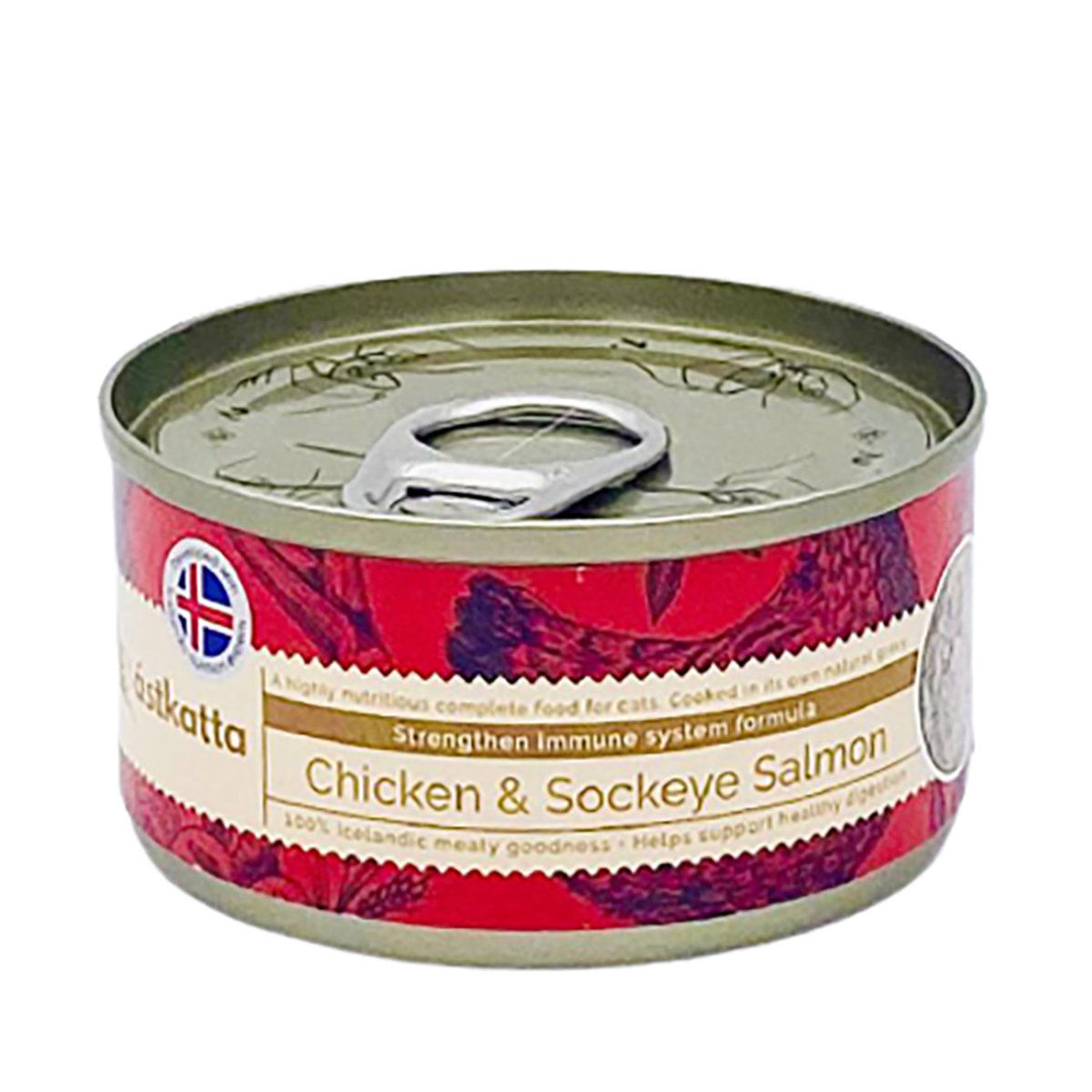 增強免疫-走地雞藍背三文魚主食貓罐 80g