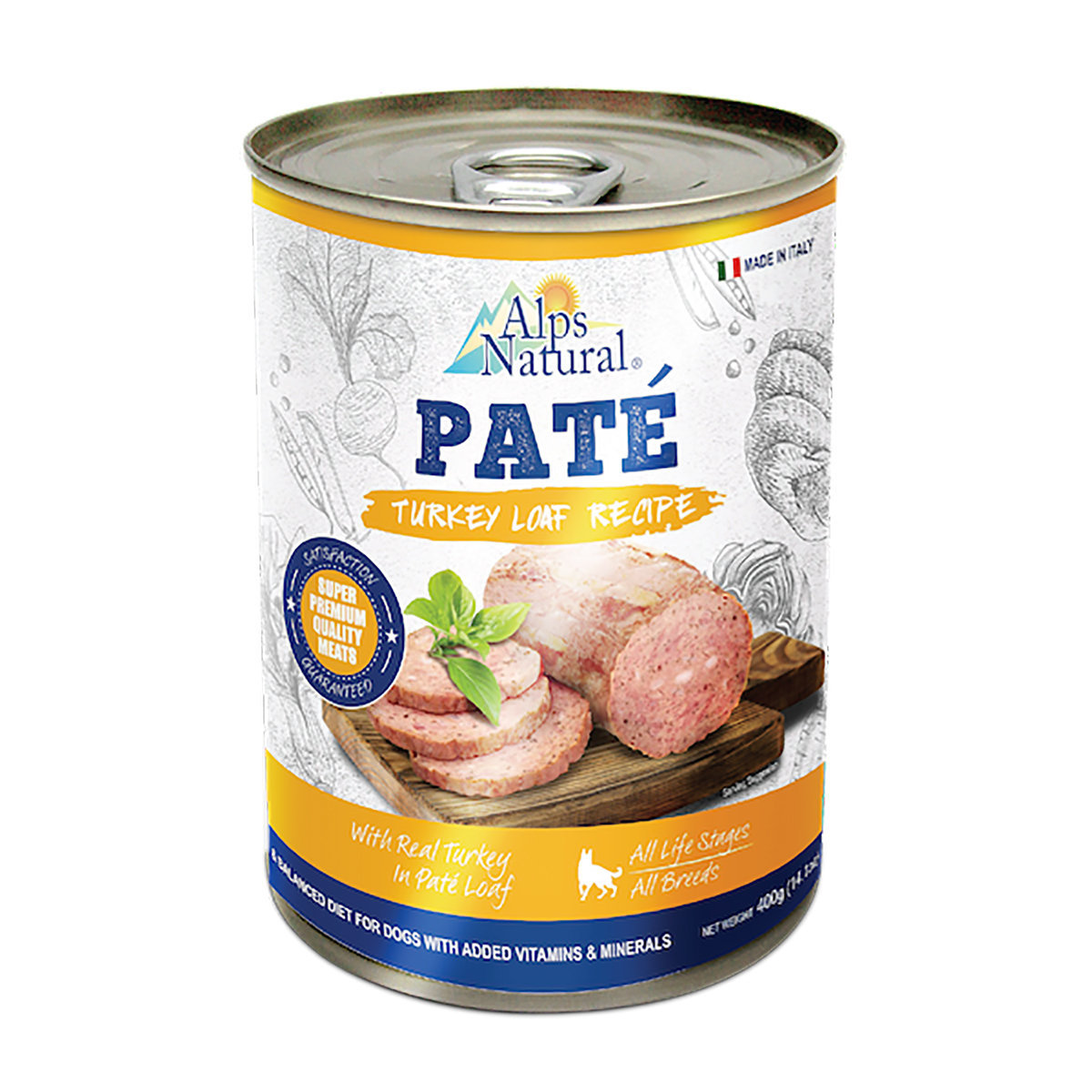 Pate Turkey Loaf For Dogs 400g