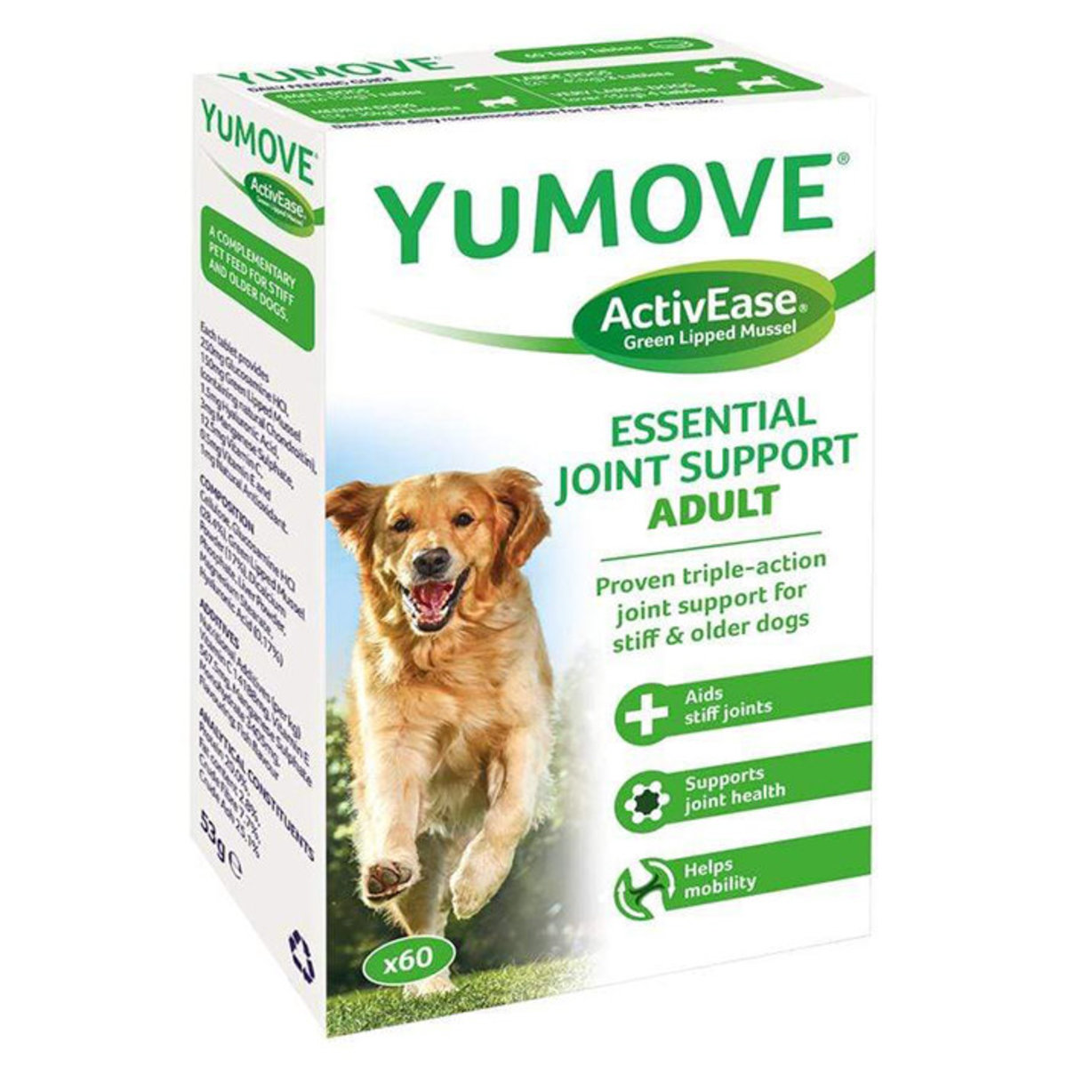 Lintbells Yumove Dog Joint Supplement For Stiff And Older Dogs 60 Tablets HKTVmall The