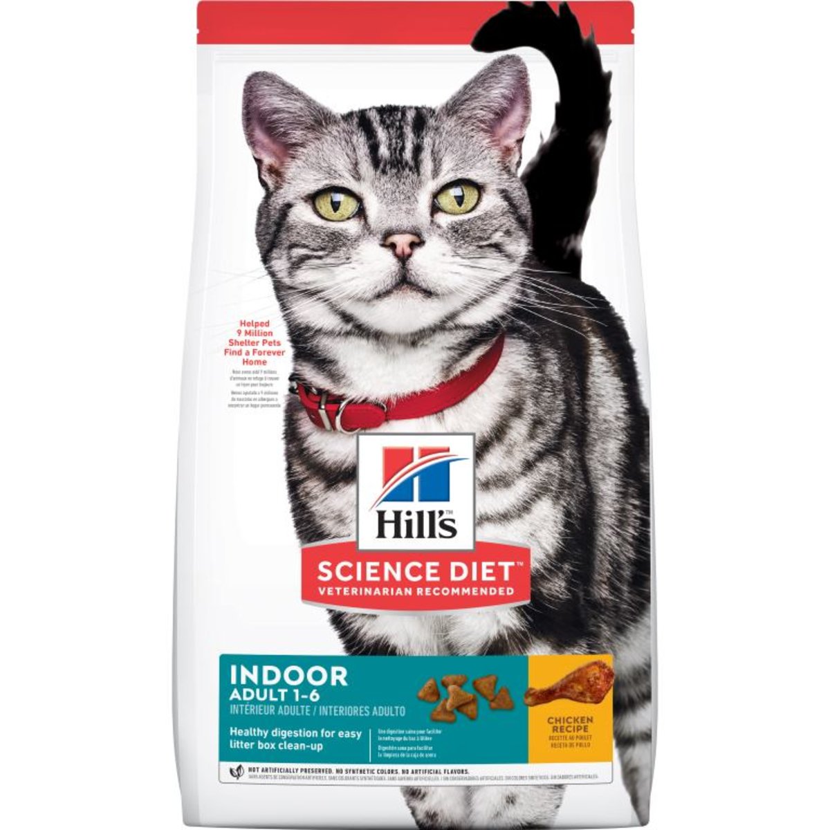 Feline Indoor Adult 1-6 Dry Cat Food (3.5lb)