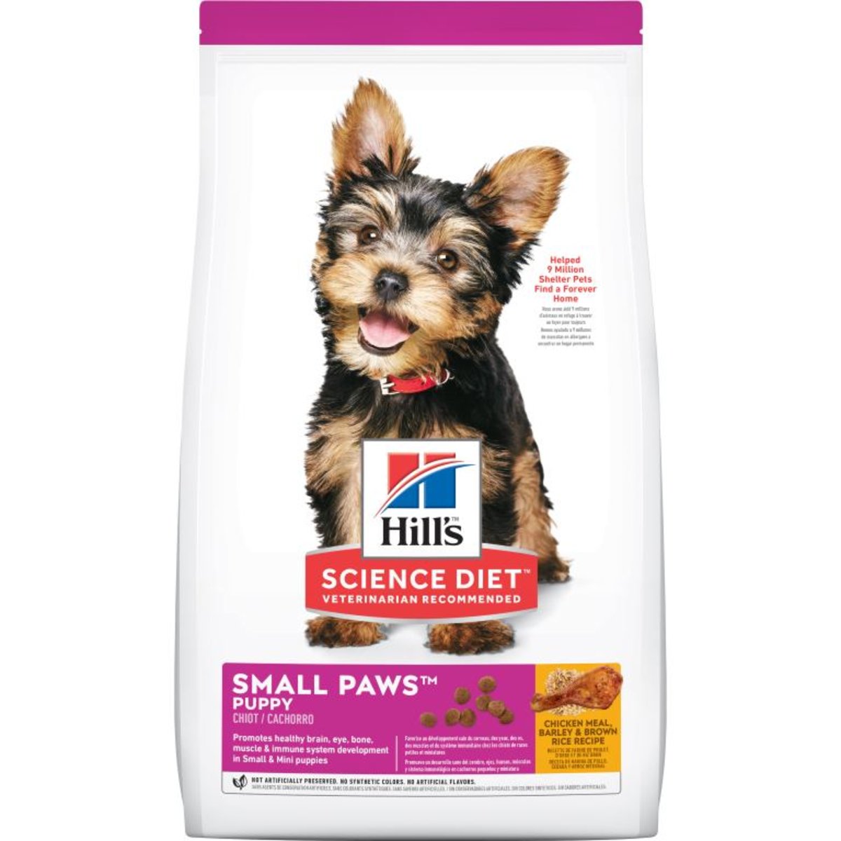 Canine Puppy Small Paws Recipe Dry Dog Food (15.5LB) exp:2024-12-01