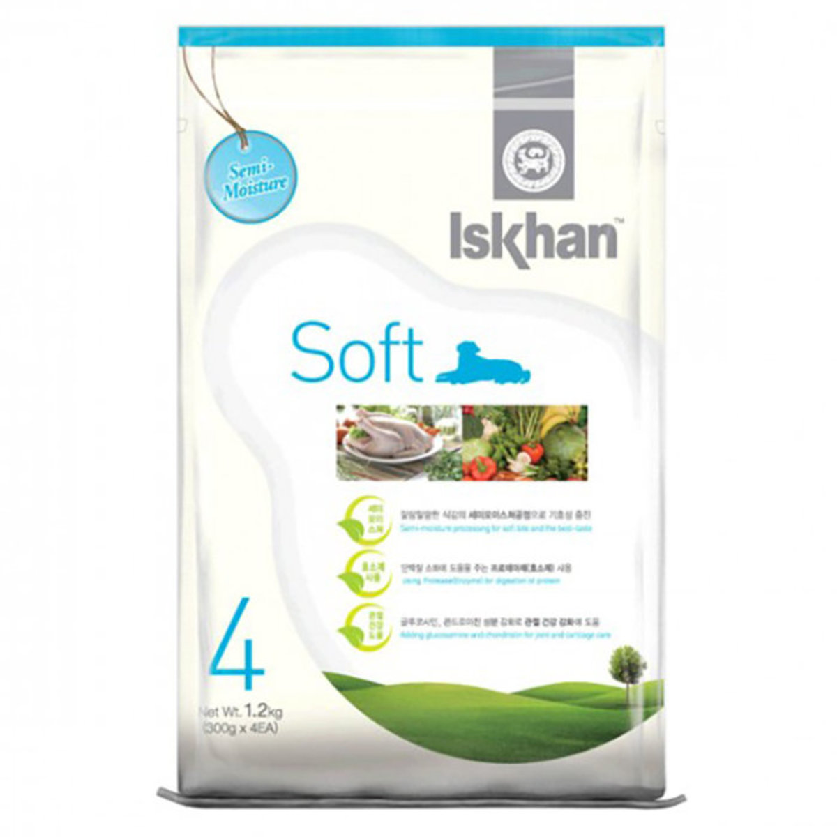 特軟顆粒#4全犬配方狗糧 (1.2公斤) Iskhan 益健 全犬 狗糧 幼犬糧 成犬糧 高齡犬糧