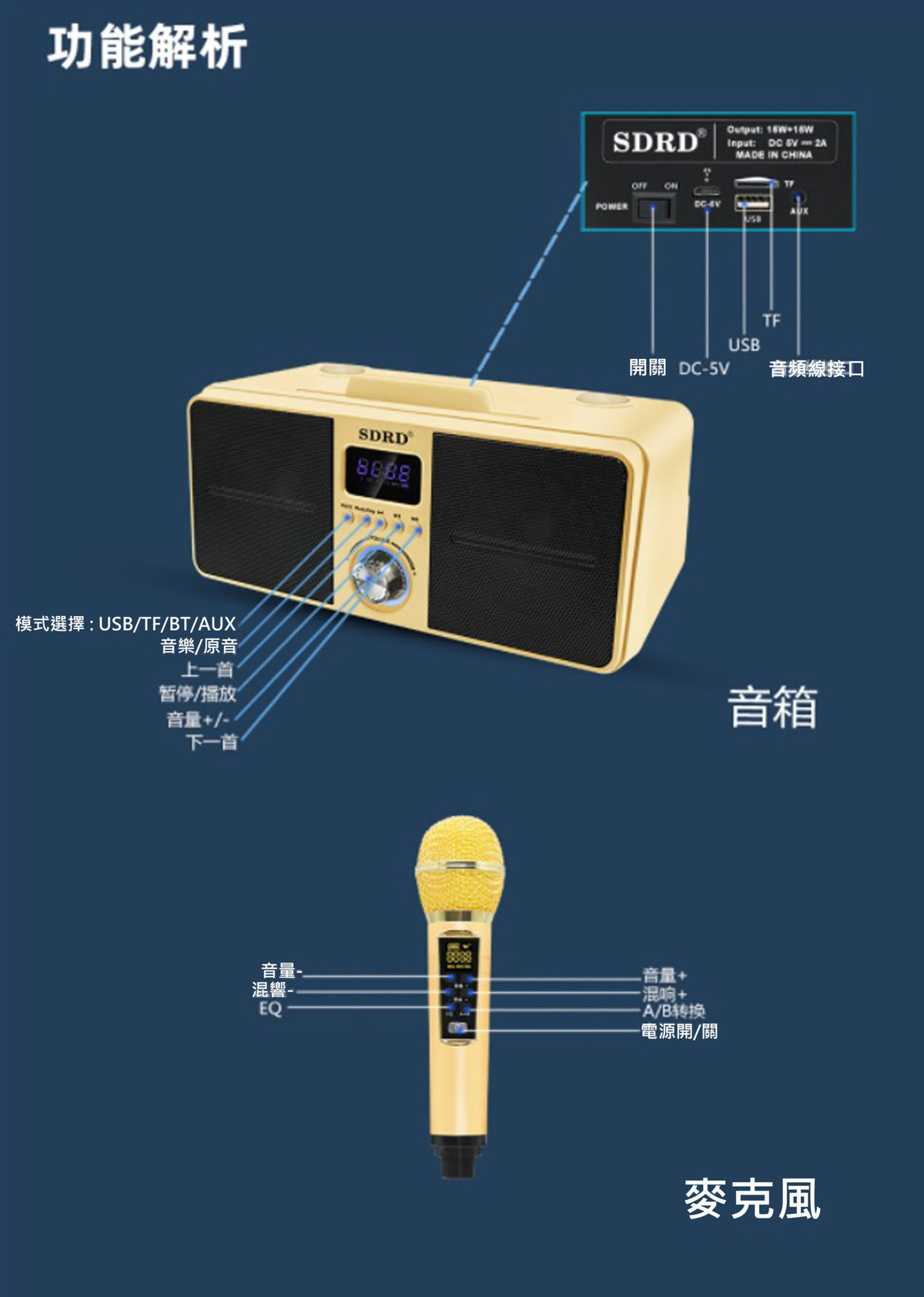 Sdrd 便攜卡拉ok音響唱卡神器sd 309 2色 Ask Super Outlet 超級直銷城