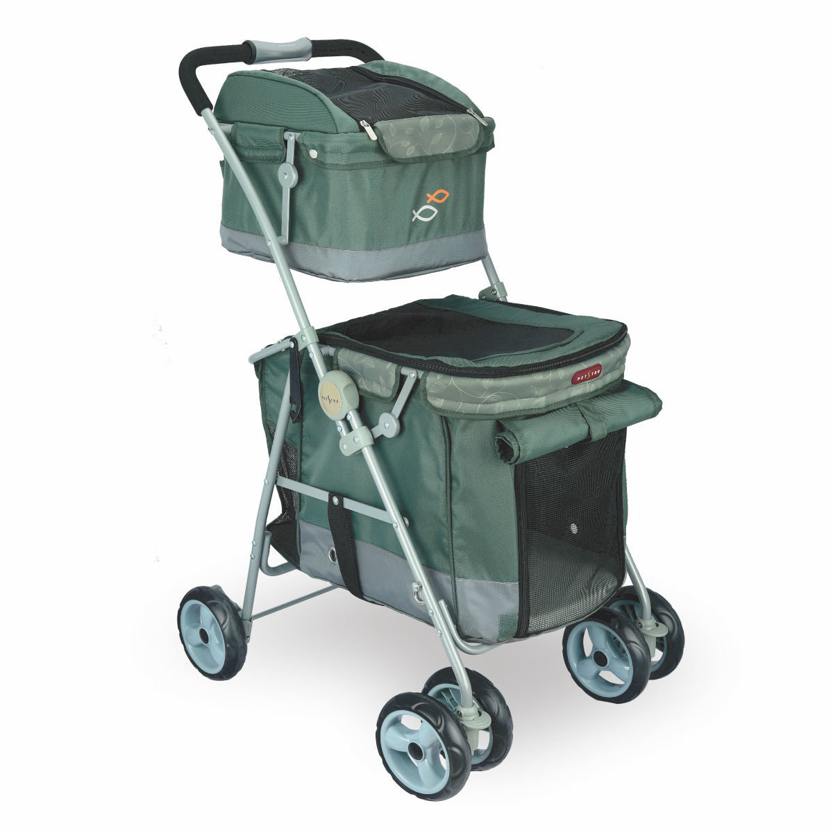 olive green stroller