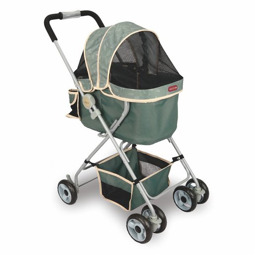 olive green stroller