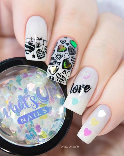 Whats Up Nails B041 Season Of Love Stamping Plate Hktvmall The Largest Hk Shopping Platform