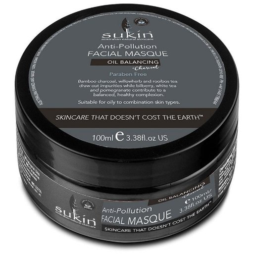 sukin charcoal face wash