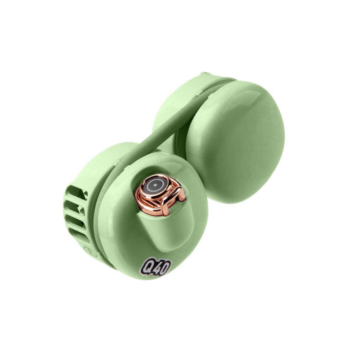 To objects, roll-to-storage halter-neck fan (green) is compact and can be carried with you