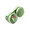 To objects, roll-to-storage halter-neck fan (green) is compact and can be carried with you