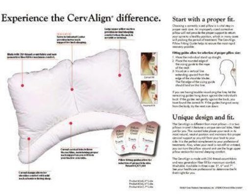 Cervalign pillow sale