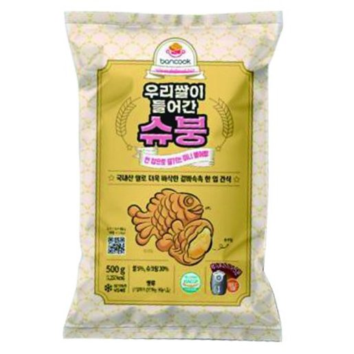 Bancook 韓國吉士忌廉鯛魚燒 吉士味 500g 急凍 Hktvmall 香港最大網購平台