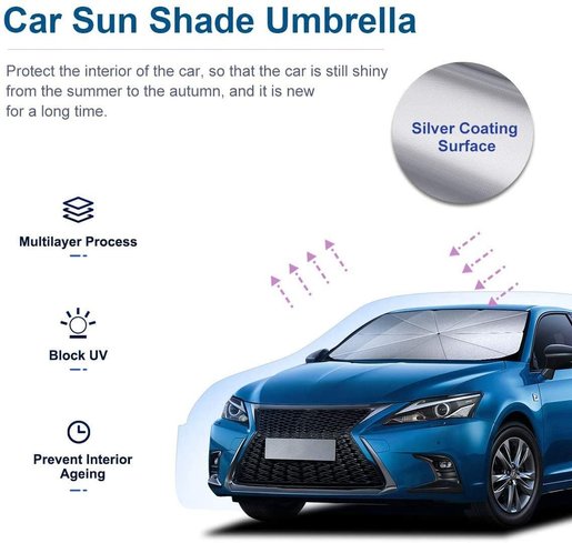 car windscreen sun shade