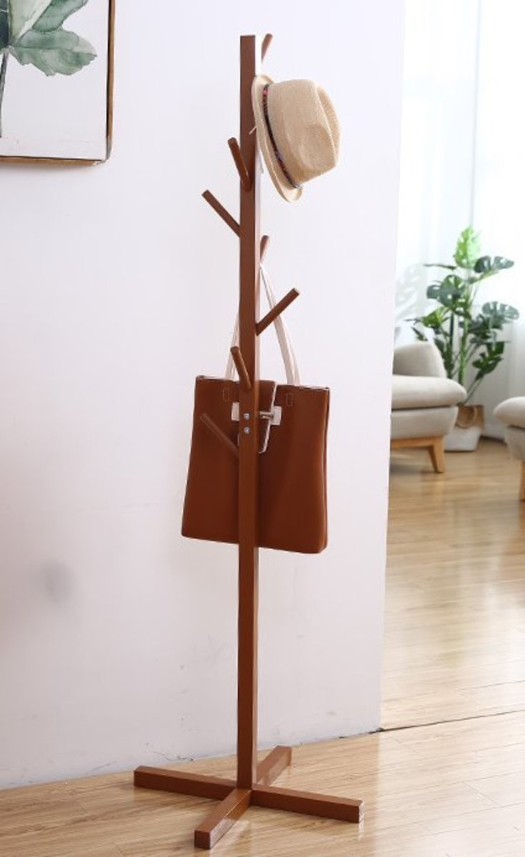 Tokyo Yen Light Brown Multi Function Floor Standing Tree Branch Coat Rack Hktvmall Online Shopping