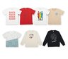 SS-LL (圖案、長短袖隨機發送) 日本品牌Graphic Design Tee Lucky Bag 福袋 中性 (共5件) (SS)