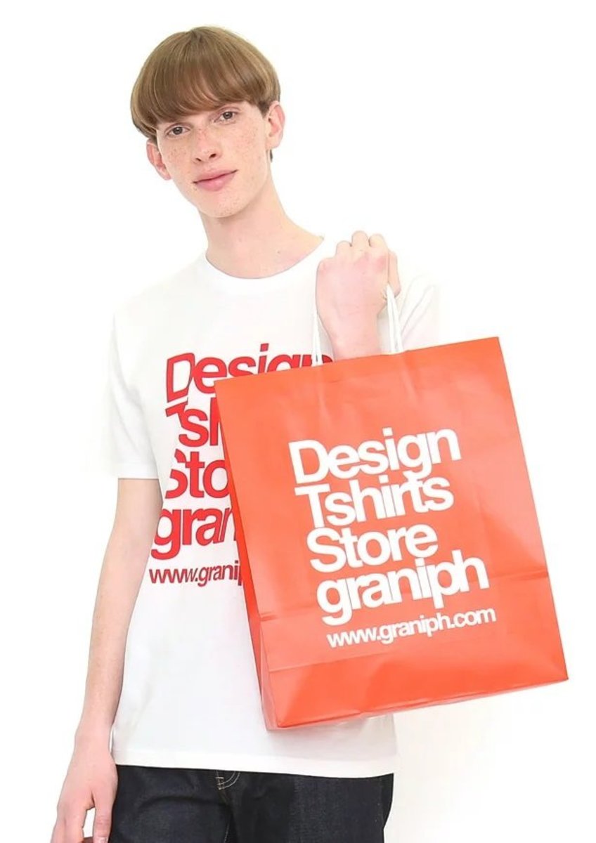 (LL) (圖案、長短袖隨機發送) 日本品牌Graphic Design Tee Lucky Bag 福袋 中性 (共5件)