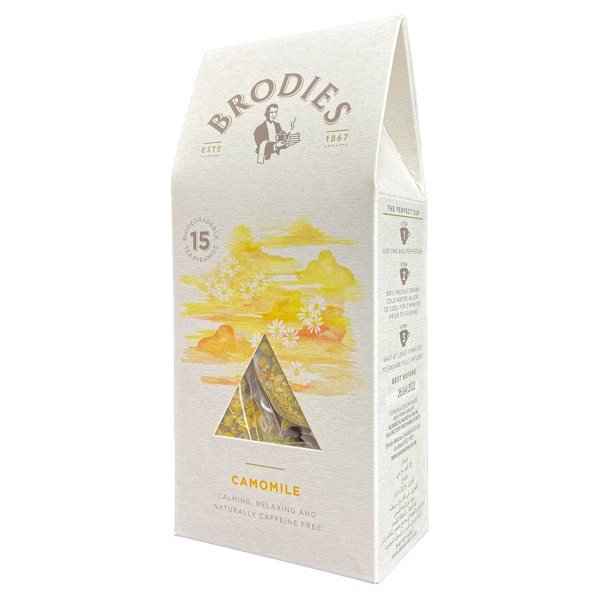 Camomile Pyramid Tea Bag