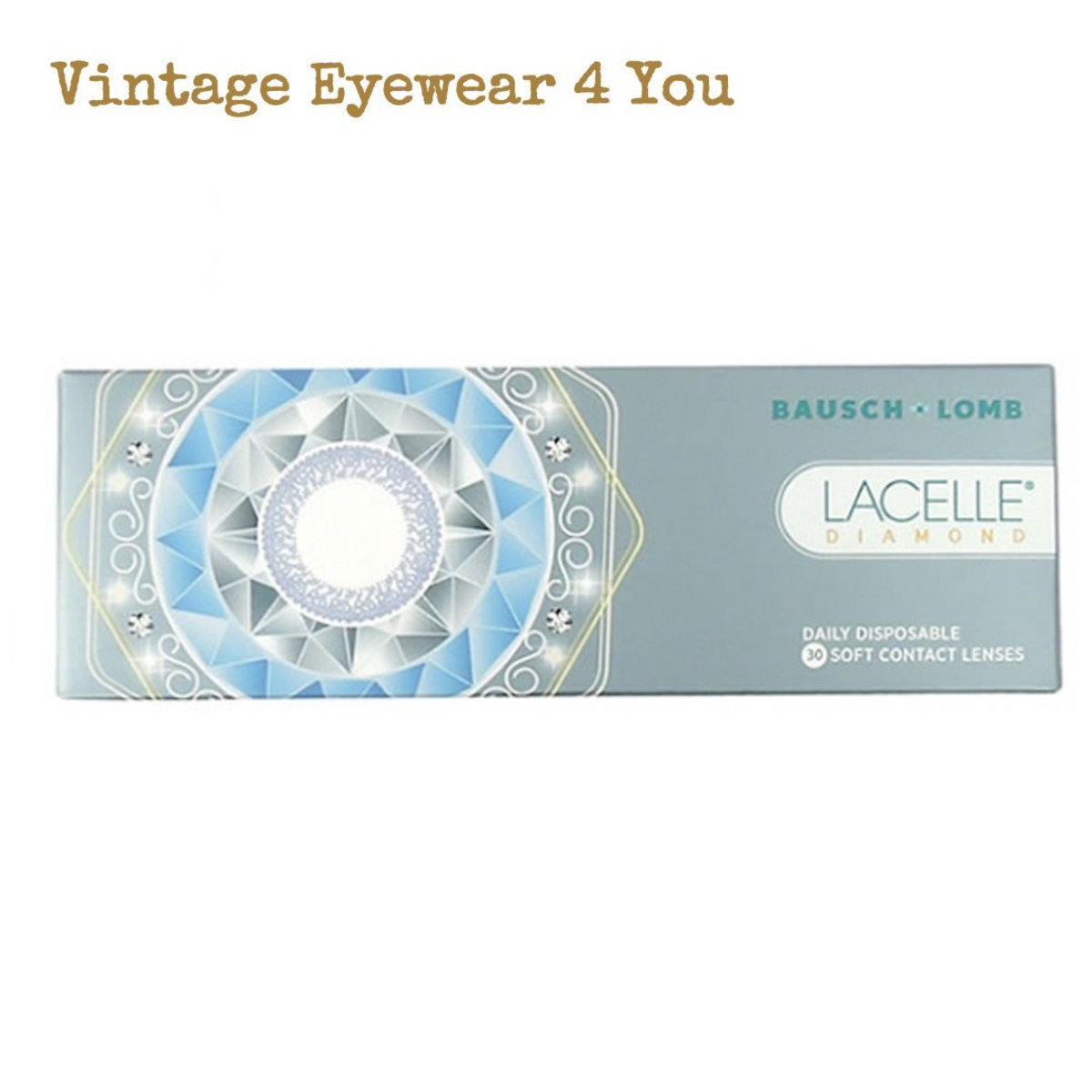 LACELLE DIAMOND 1-DAY 眼妝CON 粉紅/ 冰藍/ 閃啡一盒30片•原裝行貨 **送試片**