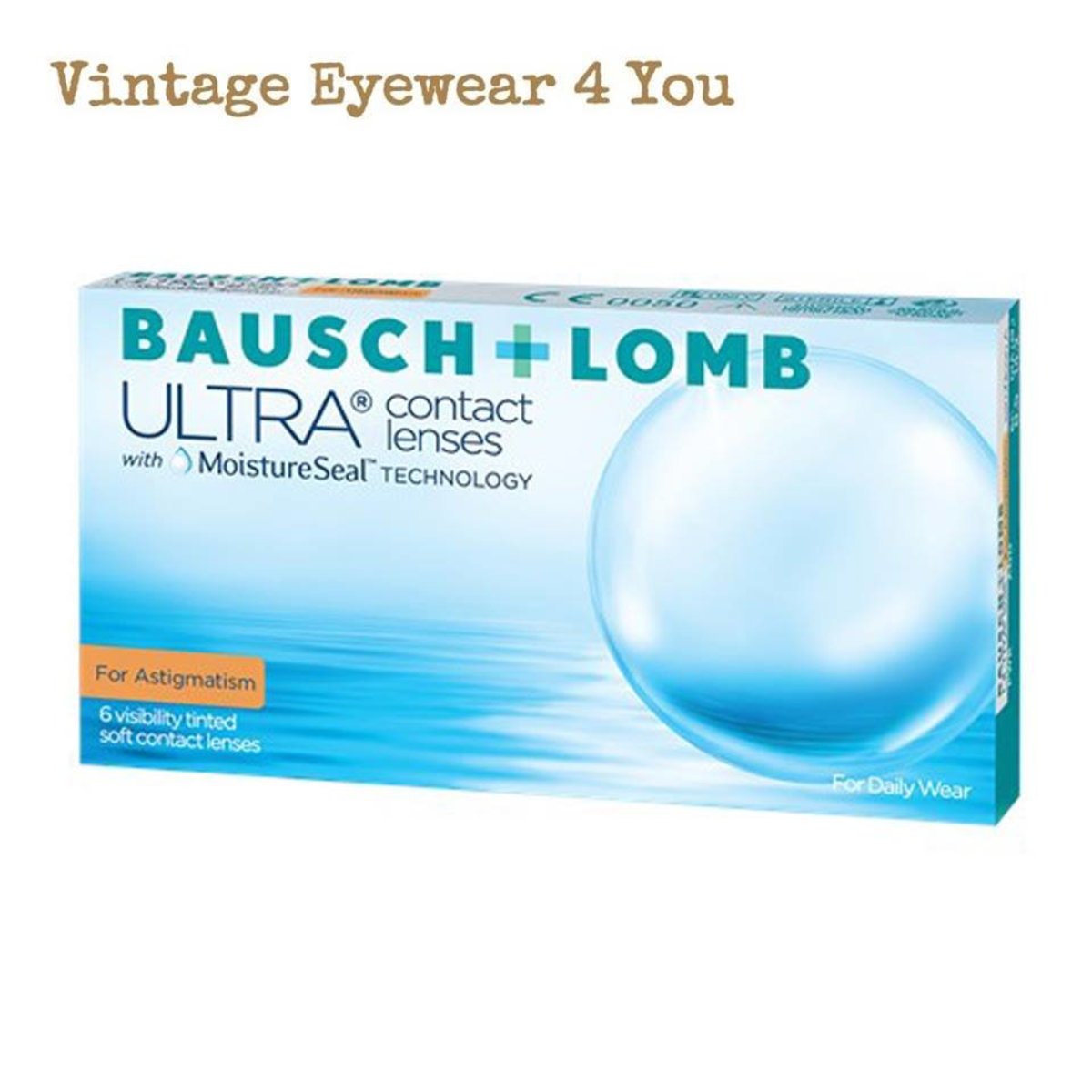ULTRA with MoistureSeal® technology For Astigmatism 6pcs/box•Dealer Products [-4.00 -1.75x160]