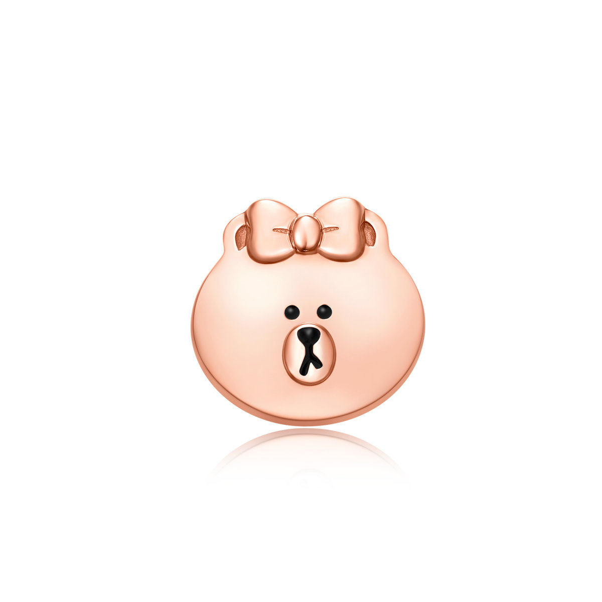 LINE FRIENDS Collection: CHOCO 18K/750 Rose Gold Earring (Single)