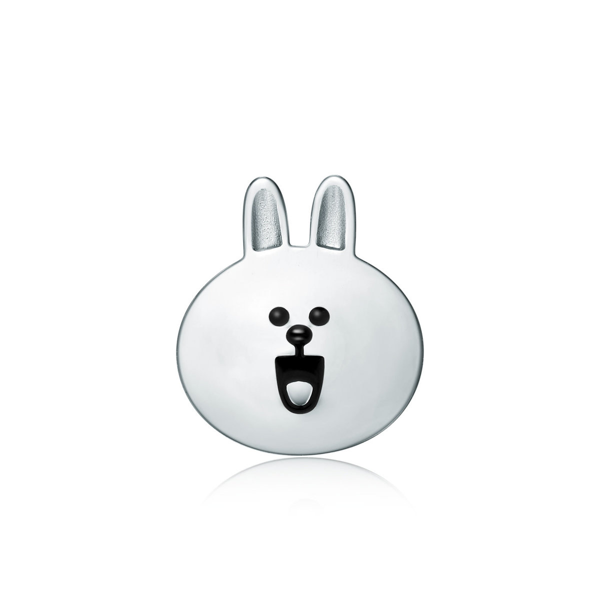LINE FRIENDS Collection: CONY 18K/750 White Gold Earring (Single)